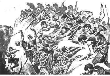 Fierce fighting took place - often hand-to-hand and to the end! 